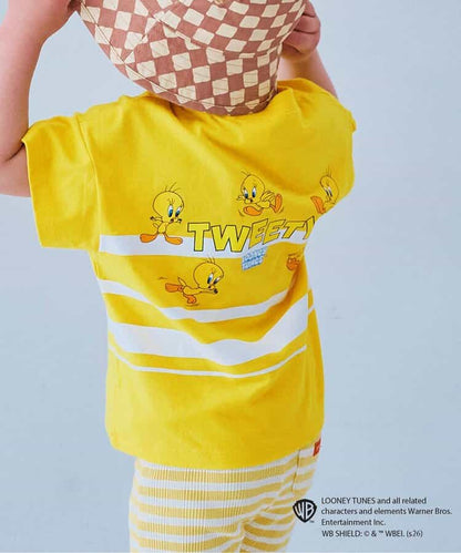 日本童裝 p.premier TWEETY BIG印花上衣 80-140cm 男童款/女童款  夏季 TOPS