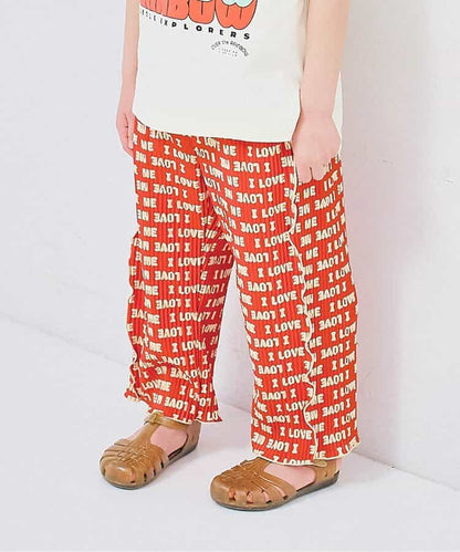 日本童裝 p.premier 輕盈透氣褶襉寬褲 80-140cm 女童款  夏季 PANTS
