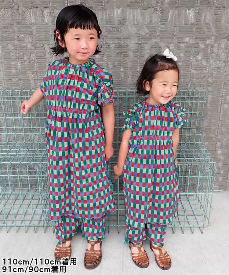 日本童裝 p.premier 輕盈透氣褶襉寬褲 80-140cm 女童款  夏季 PANTS