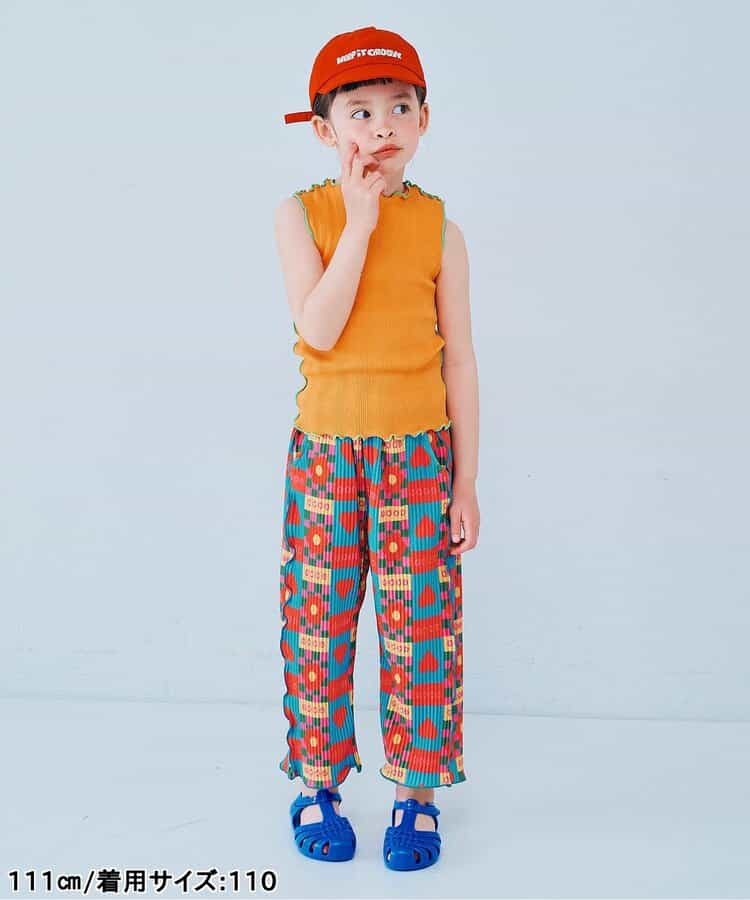 日本童裝 p.premier 輕盈透氣褶襉寬褲 80-140cm 女童款  夏季 PANTS