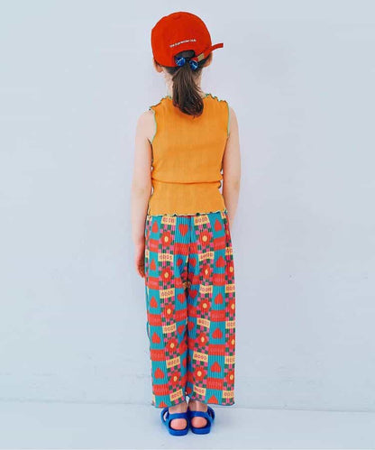 日本童裝 p.premier 輕盈透氣褶襉寬褲 80-140cm 女童款  夏季 PANTS