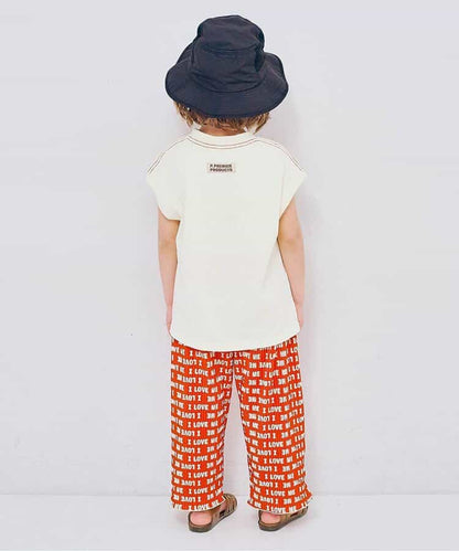 日本童裝 p.premier 輕盈透氣褶襉寬褲 80-140cm 女童款  夏季 PANTS