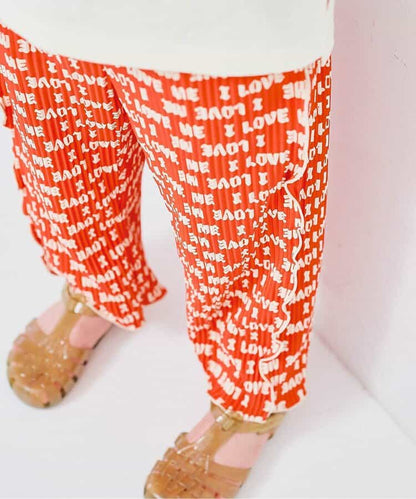 日本童裝 p.premier 輕盈透氣褶襉寬褲 80-140cm 女童款  夏季 PANTS