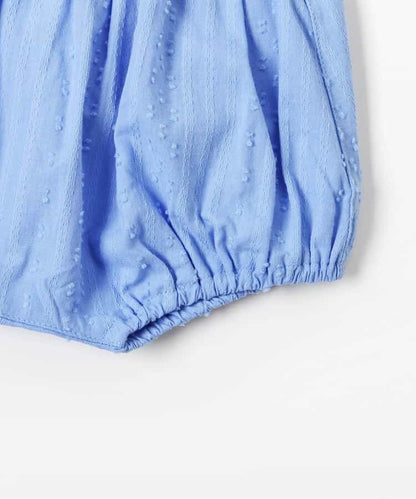 日本童裝 apres les cours 花卉條紋上衣及燈籠褲套裝 70-80cm 女童款 夏季 TOPS PANTS