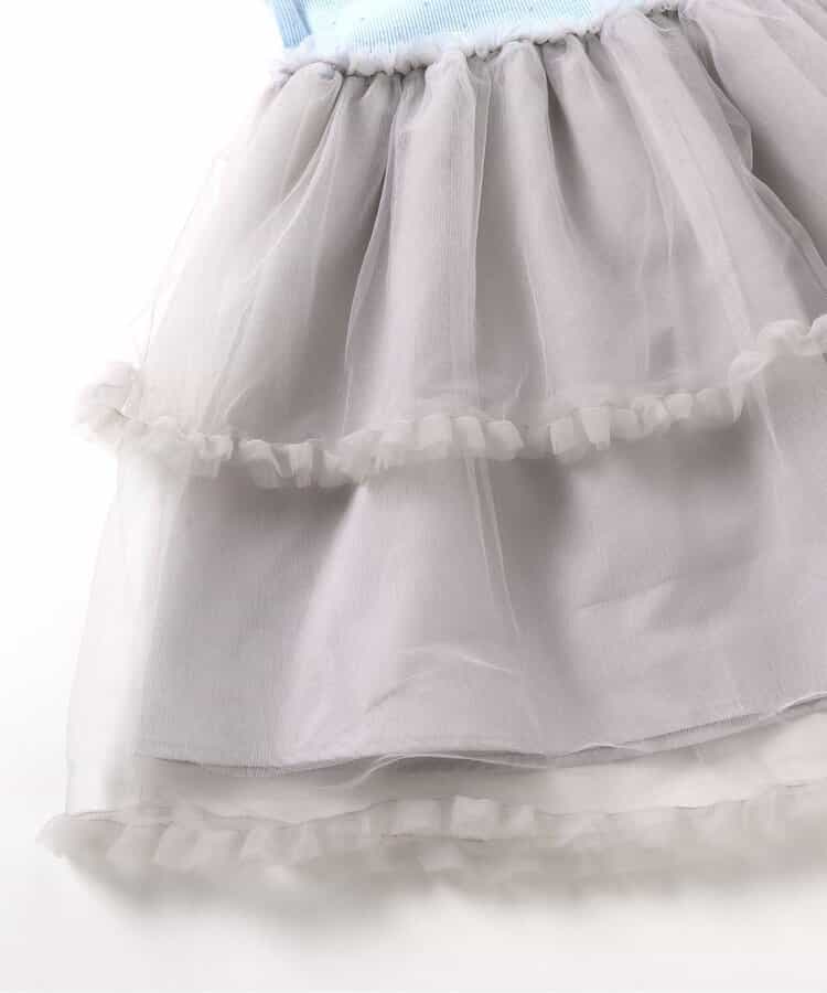 日本童裝 apres les cours 薄紗拼接連身裙 80-140cm 女童款 夏季 DRESSES 面試/宴會/表演