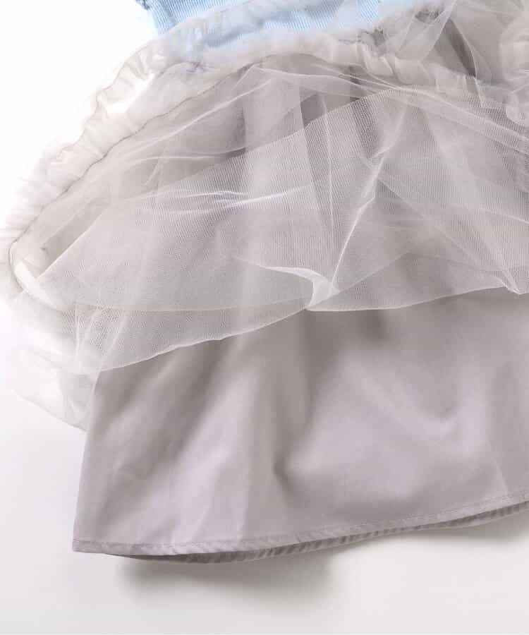 日本童裝 apres les cours 薄紗拼接連身裙 80-140cm 女童款 夏季 DRESSES 面試/宴會/表演