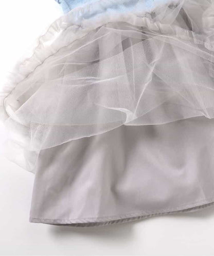 日本童裝 apres les cours 薄紗拼接連身裙 80-140cm 女童款 夏季 DRESSES 面試/宴會/表演