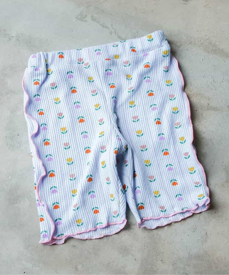 日本童裝 apres les cours 華夫格 彈力褲 80-130cm 女童款 夏季 PANTS