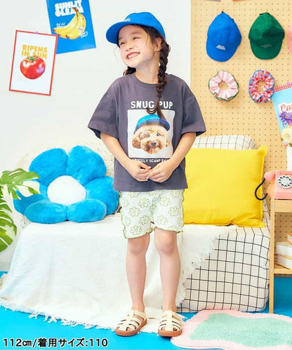 日本童裝 apres les cours 華夫格 彈力褲 80-130cm 女童款 夏季 PANTS
