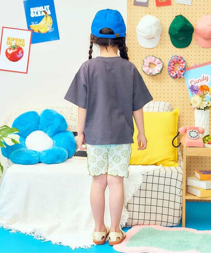 日本童裝 apres les cours 華夫格 彈力褲 80-130cm 女童款 夏季 PANTS
