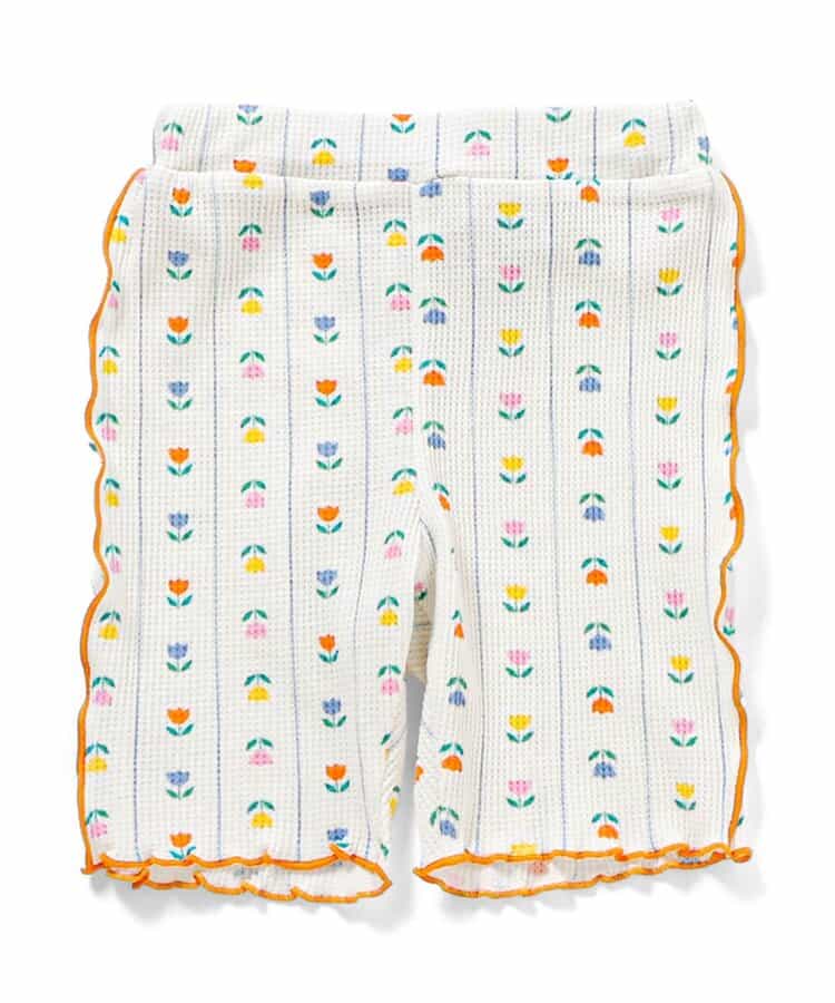 日本童裝 apres les cours 華夫格 彈力褲 80-130cm 女童款 夏季 PANTS