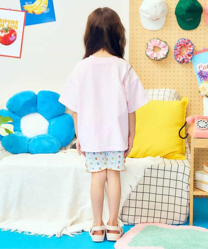 日本童裝 apres les cours 華夫格 彈力褲 80-130cm 女童款 夏季 PANTS
