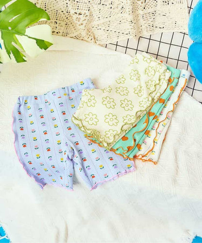 日本童裝 apres les cours 華夫格 彈力褲 80-130cm 女童款 夏季 PANTS