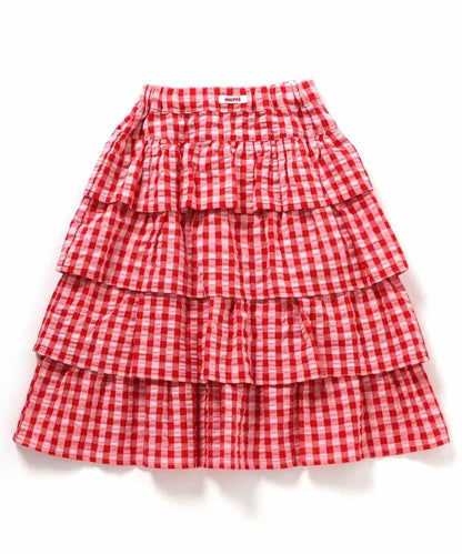 日本童裝 apres les cours 層疊荷葉邊半身裙 90-130cm 女童款 夏季 SKIRTS
