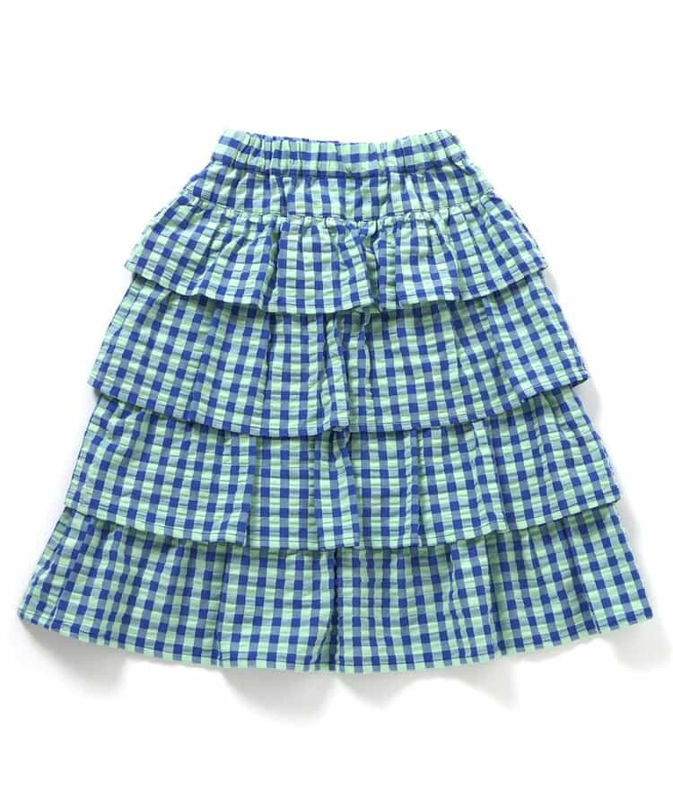 日本童裝 apres les cours 層疊荷葉邊半身裙 90-130cm 女童款 夏季 SKIRTS