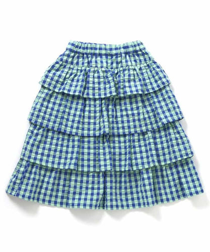 日本童裝 apres les cours 層疊荷葉邊半身裙 90-130cm 女童款 夏季 SKIRTS