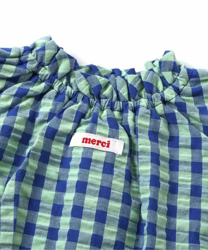 日本童裝 apres les cours 格紋吊帶及連衣套裝 70-80cm 女童款 初生嬰兒 夏季 TOPS Jumpsuit