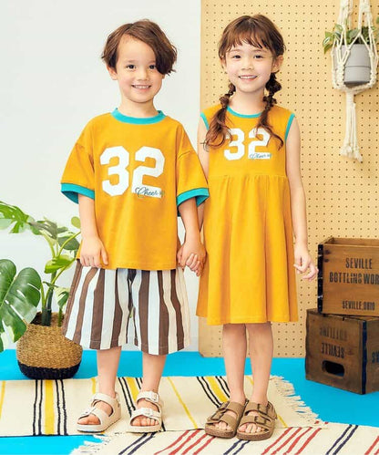 日本童裝 apres les cours 接觸冷應 印花上衣 80-130cm 男童款/女童款 夏季 TOPS