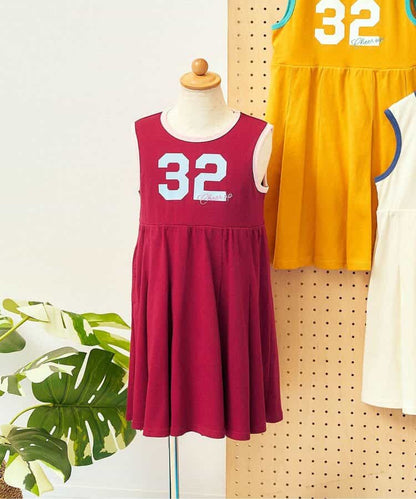 日本童裝 apres les cours 接觸冷感 印花背心連身裙 80-130cm 女童款 夏季 DRESSES