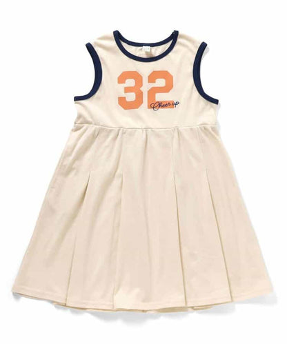 日本童裝 apres les cours 接觸冷感 印花背心連身裙 80-130cm 女童款 夏季 DRESSES