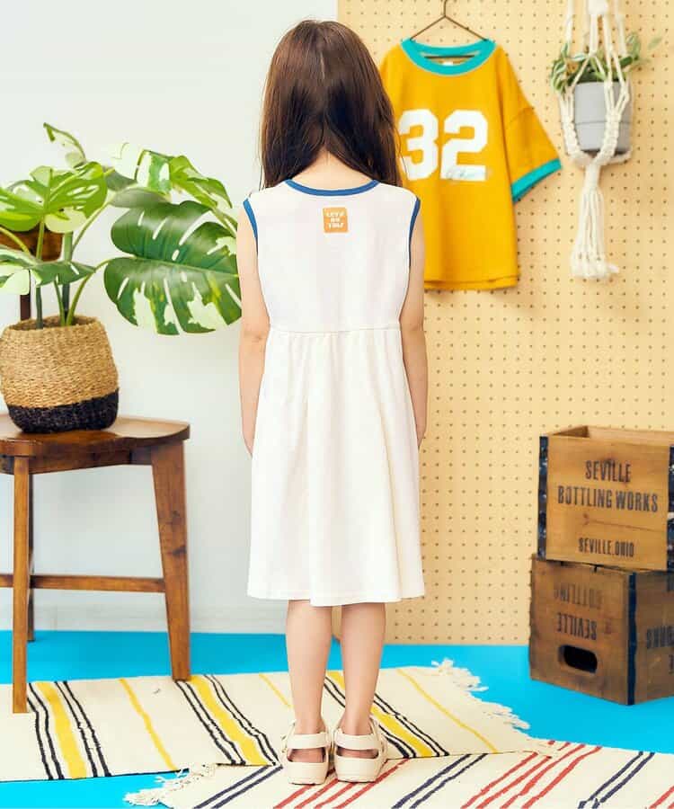 日本童裝 apres les cours 接觸冷感 印花背心連身裙 80-130cm 女童款 夏季 DRESSES