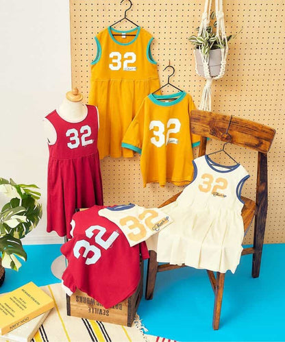 日本童裝 apres les cours 接觸冷感 印花背心連身裙 80-130cm 女童款 夏季 DRESSES