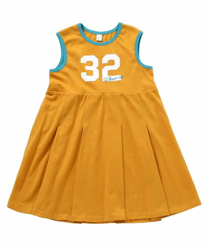 日本童裝 apres les cours 接觸冷感 印花背心連身裙 80-130cm 女童款 夏季 DRESSES