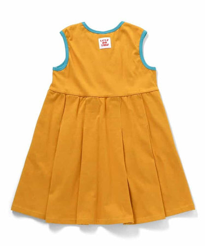 日本童裝 apres les cours 接觸冷感 印花背心連身裙 80-130cm 女童款 夏季 DRESSES