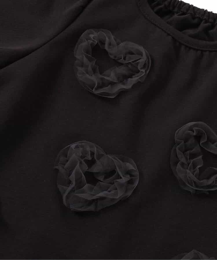日本童裝 apres les cours 心型絲帶薄紗上衣 80-140cm 女童款 夏季 TOPS