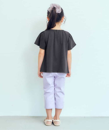 日本童裝 apres les cours 心型絲帶薄紗上衣 80-140cm 女童款 夏季 TOPS