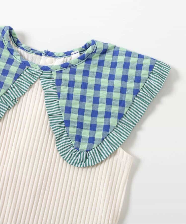日本童裝 apres les cours  無袖翻領上衣 80-140cm 女童款 夏季 TOPS