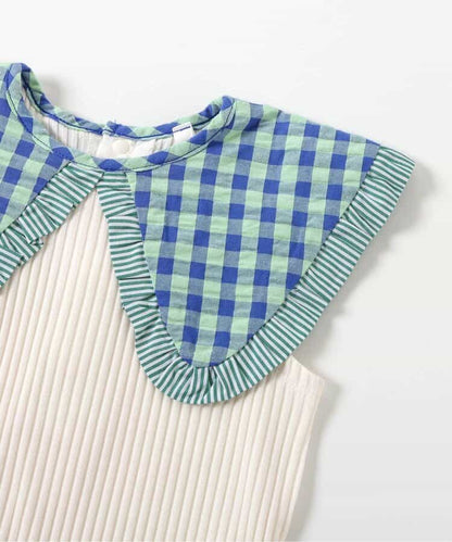 日本童裝 apres les cours  無袖翻領上衣 80-140cm 女童款 夏季 TOPS