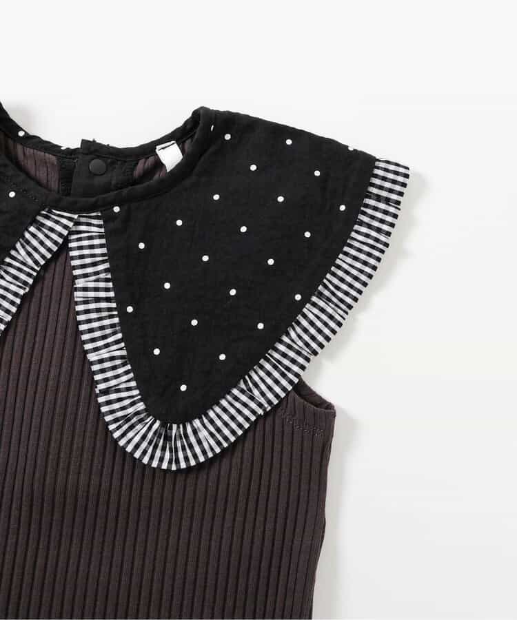 日本童裝 apres les cours  無袖翻領上衣 80-140cm 女童款 夏季 TOPS