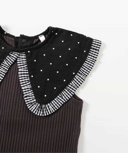 日本童裝 apres les cours  無袖翻領上衣 80-140cm 女童款 夏季 TOPS