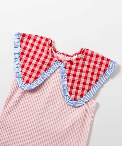 日本童裝 apres les cours  無袖翻領上衣 80-140cm 女童款 夏季 TOPS