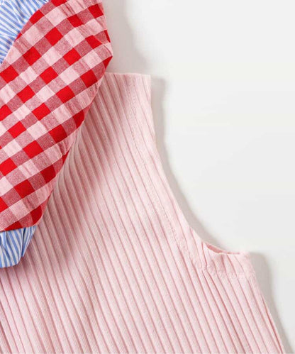 日本童裝 apres les cours  無袖翻領上衣 80-140cm 女童款 夏季 TOPS