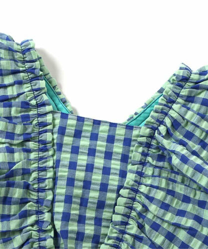 日本童裝 apres les cours 後背荷葉邊上衣 80-140cm 女童款 夏季 TOPS