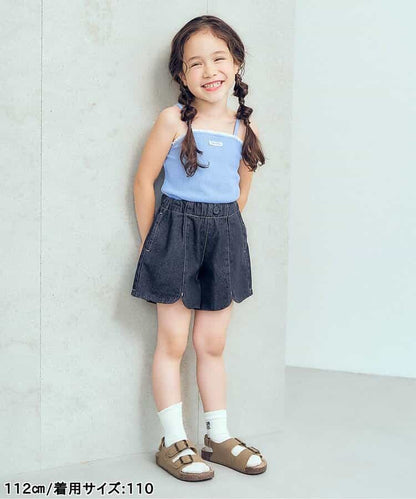日本童裝 apres les cours 蕾絲荷葉邊吊帶背心 80-140cm 女童款 夏季 TOPS
