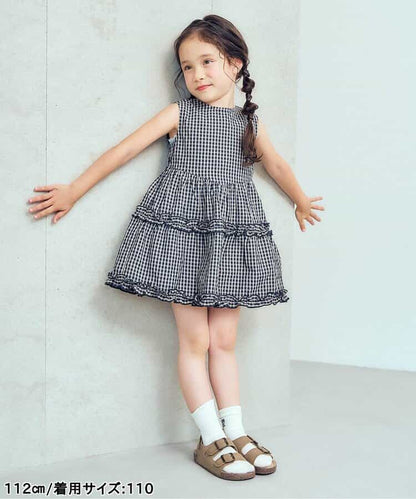 日本童裝 apres les cours 蕾絲荷葉邊吊帶背心 80-140cm 女童款 夏季 TOPS