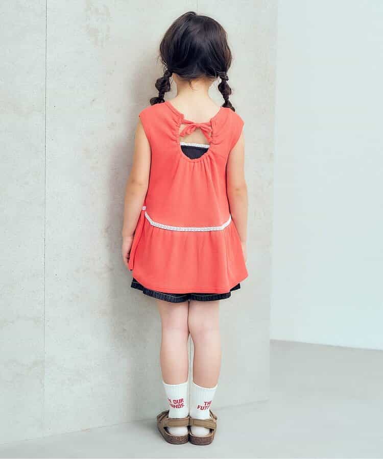 日本童裝 apres les cours 蕾絲荷葉邊吊帶背心 80-140cm 女童款 夏季 TOPS