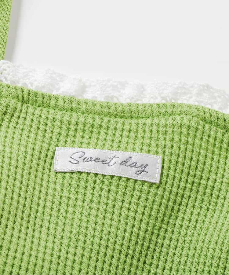 日本童裝 apres les cours 蕾絲荷葉邊吊帶背心 80-140cm 女童款 夏季 TOPS