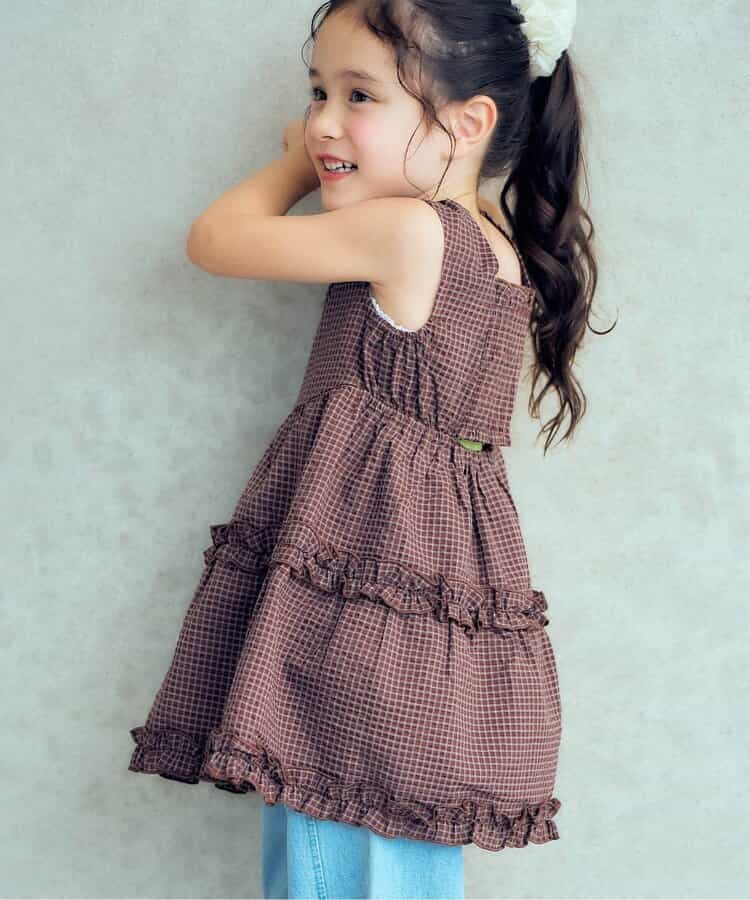 日本童裝 apres les cours 蕾絲荷葉邊吊帶背心 80-140cm 女童款 夏季 TOPS