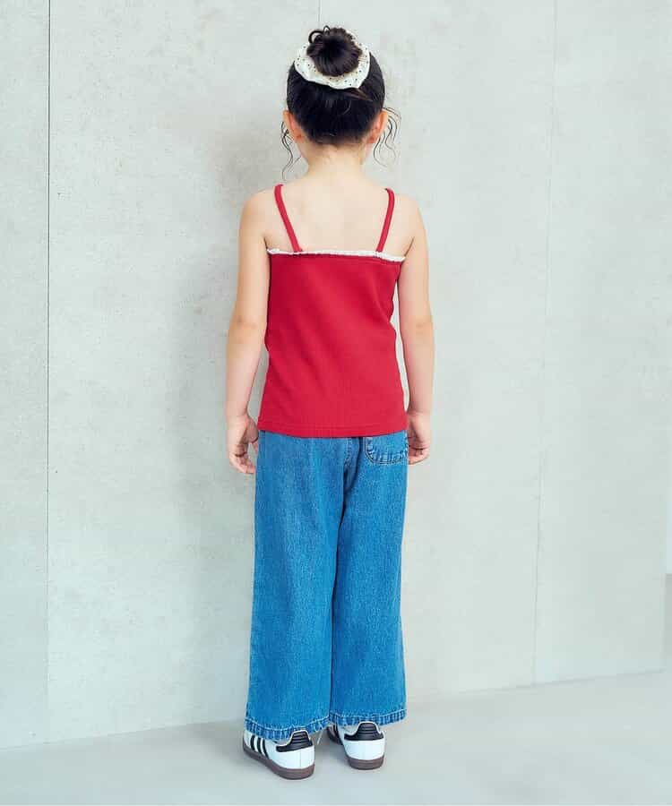 日本童裝 apres les cours 蕾絲荷葉邊吊帶背心 80-140cm 女童款 夏季 TOPS