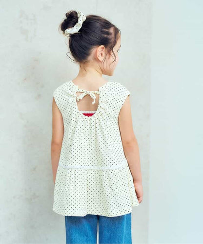 日本童裝 apres les cours 蕾絲荷葉邊吊帶背心 80-140cm 女童款 夏季 TOPS