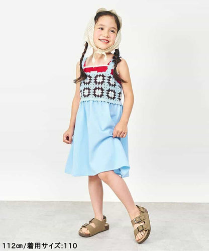 日本童裝 apres les cours 蕾絲荷葉邊吊帶背心 80-140cm 女童款 夏季 TOPS