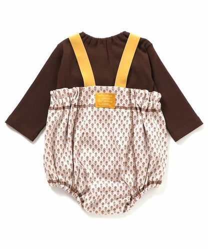 日本童裝 apres les cours 上衣及吊帶連衣套裝 70-80cm 男童款/女童款 初生嬰兒 夏季 Jumpsuit TOPS
