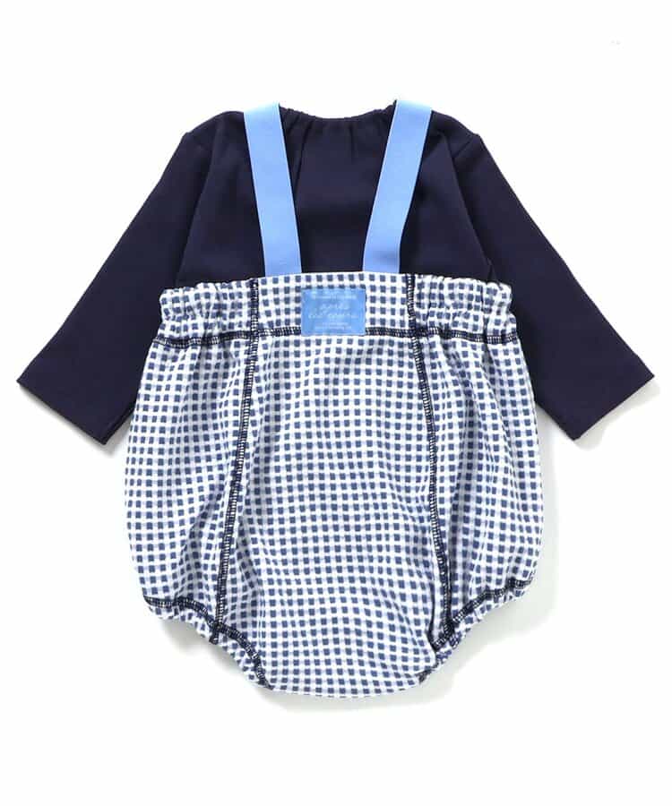 日本童裝 apres les cours 上衣及吊帶連衣套裝 70-80cm 男童款/女童款 初生嬰兒 夏季 Jumpsuit TOPS