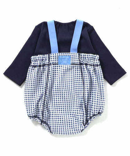 日本童裝 apres les cours 上衣及吊帶連衣套裝 70-80cm 男童款/女童款 初生嬰兒 夏季 Jumpsuit TOPS