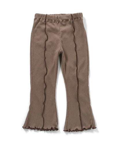 日本童裝 apres les cours 羅紋喇叭褲 70-140cm 女童款 夏季 初生嬰兒 PANTS