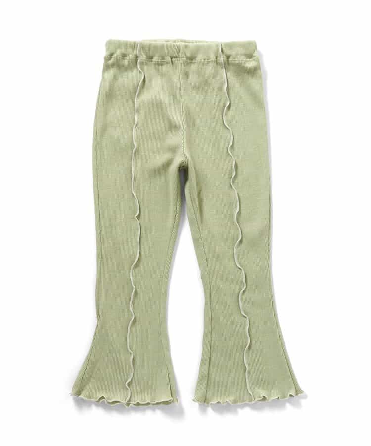 日本童裝 apres les cours 羅紋喇叭褲 70-140cm 女童款 夏季 初生嬰兒 PANTS